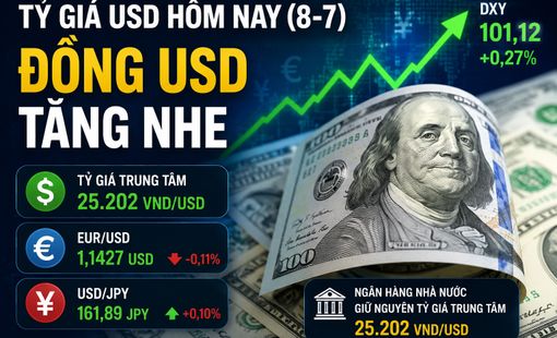 Tỷ giá USD hôm nay (8-7): Đồng USD tăng nhẹ, thị trường chờ tín hiệu mới từ Fed