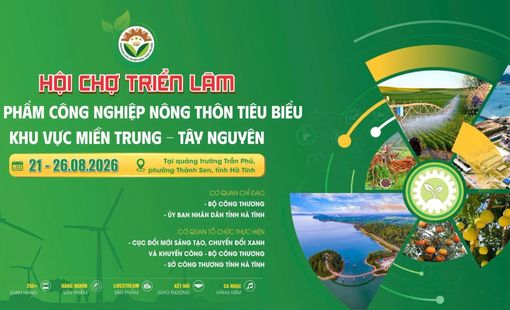 Hà Tĩnh tổ chức hội chợ kết nối sản phẩm công nghiệp nông thôn miền Trung - Tây Nguyên