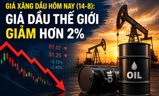 Giá xăng dầu hôm nay (14-8): Dầu thế giới giảm hơn 2%, giá xăng trong nước tiếp tục hạ