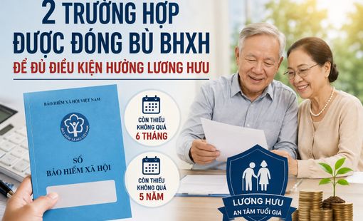 Trường hợp được đóng bù BHXH để đủ điều kiện hưởng lương hưu