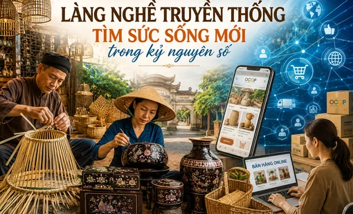 Làng nghề truyền thống tìm sức sống mới trong kỷ nguyên số