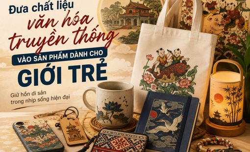 Đưa chất liệu văn hóa truyền thống vào sản phẩm dành cho giới trẻ