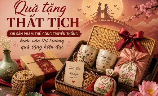 Quà tặng Thất Tịch: Khi sản phẩm thủ công truyền thống bước vào thị trường quà tặng hiện đại
