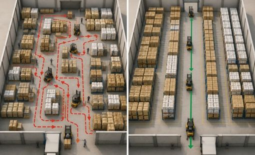Đừng chỉ tính mét vuông: Kho nông sản phải tính cả đường đi của hàng