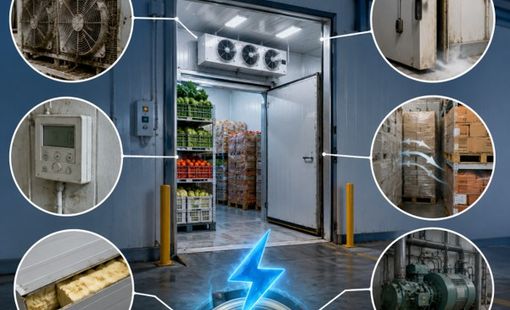 5 điểm âm thầm khiến kho lạnh “ngốn” điện