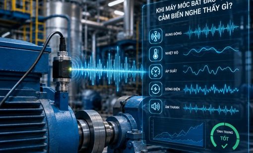 Khi máy móc bắt đầu “nói”, cảm biến nghe thấy gì?
