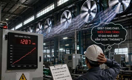 Quạt càng chạy, điện càng tăng: Vì sao nhà máy vẫn chưa “thoáng”?