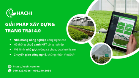 Công ty cổ phần công nghệ cao Hachi Việt Nam: Đưa công nghệ vào nông nghiệp, mở lối sản xuất xanh bền vững