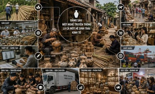 Đằng sau một nghề truyền thống là cả một hệ sinh thái kinh tế