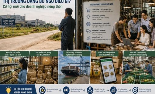 Thị trường đang bỏ ngỏ điều gì? Cơ hội mới cho doanh nghiệp nông thôn