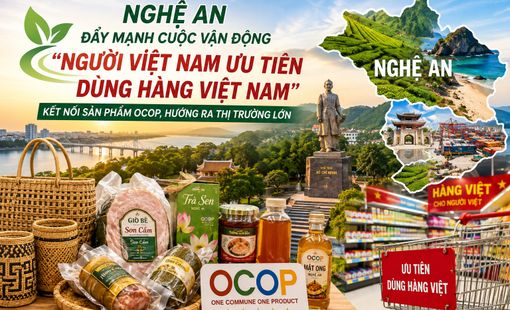 Nghệ An mở rộng thị trường, đưa hàng Việt và sản phẩm OCOP vươn xa