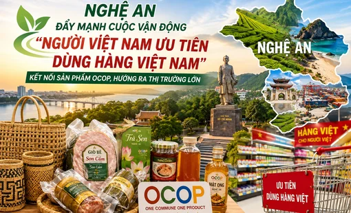Nghệ An mở rộng thị trường, đưa hàng Việt và sản phẩm OCOP vươn xa