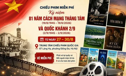 Hà Nội chiếu phim miễn phí kỷ niệm Quốc khánh 2/9