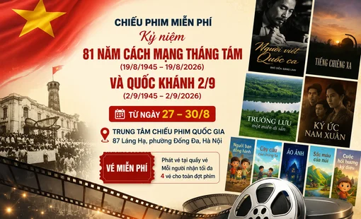 Hà Nội chiếu phim miễn phí kỷ niệm Quốc khánh 2/9
