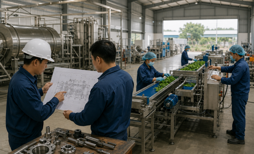 Từ một chiếc máy đến cả dây chuyền: Ai đang “nâng cấp” nhà xưởng nông thôn?