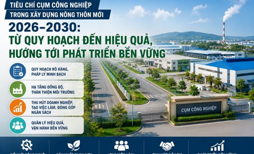 Cụm công nghiệp trong xây dựng nông thôn mới: Chấm dứt “quy hoạch treo”, nâng hiệu quả thực chất