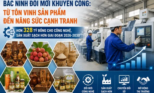 Bắc Ninh đổi mới khuyến công: Từ tôn vinh sản phẩm đến nâng sức cạnh tranh
