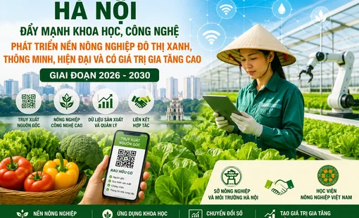 Hà Nội đẩy mạnh khoa học, công nghệ, hướng tới nền nông nghiệp đô thị thông minh