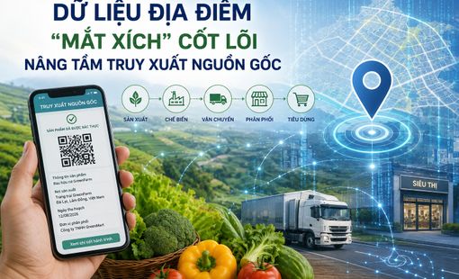 Dữ liệu địa điểm – “mắt xích” cốt lõi nâng tầm truy xuất nguồn gốc