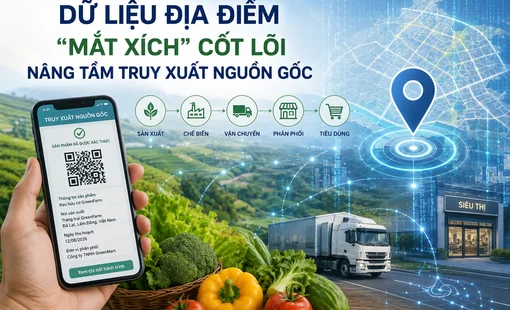 Dữ liệu địa điểm – “mắt xích” cốt lõi nâng tầm truy xuất nguồn gốc