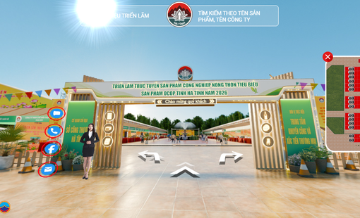 131 sản phẩm OCOP Hà Tĩnh lên không gian thực tế ảo, mở rộng cơ hội kết nối thị trường