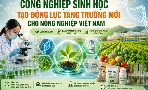 Công nghiệp sinh học tạo động lực tăng trưởng mới cho nông nghiệp Việt Nam