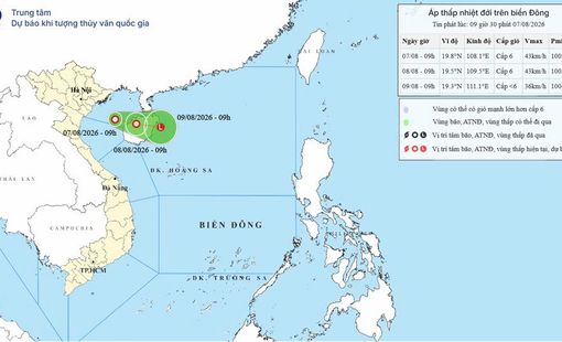 Vịnh Bắc Bộ xuất hiện áp thấp nhiệt đới mới, cảnh báo gió mạnh và sóng lớn
