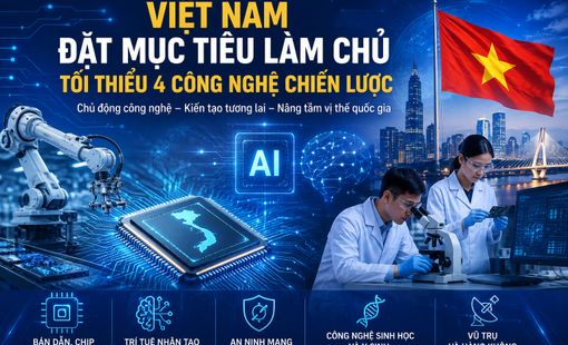 Việt Nam đặt mục tiêu làm chủ ít nhất 4 công nghệ chiến lược vào năm 2030