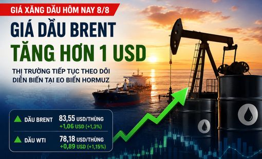 Giá xăng dầu hôm nay 8/8: Dầu Brent tăng hơn 1 USD, thị trường tiếp tục biến động