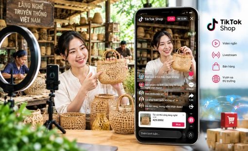 Từ làng nghề lên TikTok Shop: Cơ hội để hàng Việt “cất cánh”