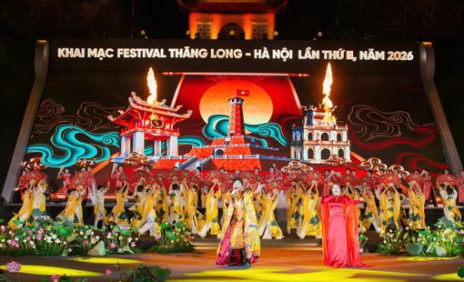 Khai mạc Festival Thăng Long - Hà Nội 2026: Đánh thức dòng chảy di sản bằng nghệ thuật và công nghệ
