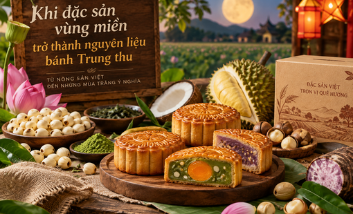 Khi đặc sản vùng miền trở thành nguyên liệu bánh Trung thu