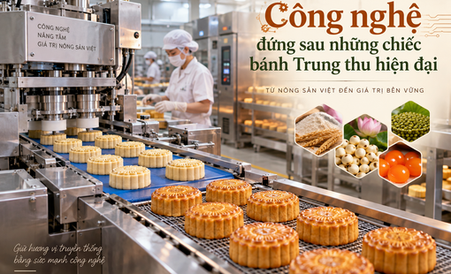 Công nghệ đứng sau những chiếc bánh Trung thu hiện đại