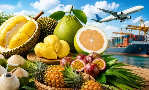 Xuất khẩu rau quả tháng 8 lập kỷ lục 1,37 tỷ USD, sầu riêng tiếp tục là động lực lớn