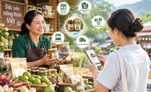 Hàng nông thôn có sản phẩm tốt, làm sao để khách biết chỗ mua?