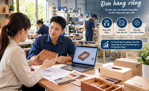 Đơn hàng riêng: Cơ hội để doanh nghiệp nông thôn nâng cấp sản xuất
