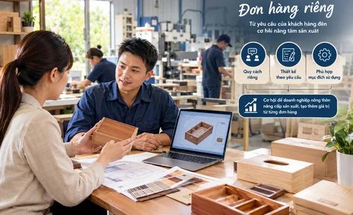 Đơn hàng riêng: Cơ hội để doanh nghiệp nông thôn nâng cấp sản xuất