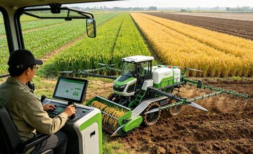 Một chiếc máy, nhiều mùa vụ: Cuộc đua mới của thiết bị cơ giới hóa