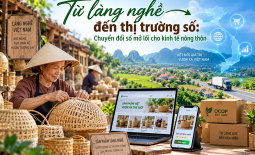 Từ làng nghề đến thị trường số: Chuyển đổi số mở lối cho kinh tế nông thôn