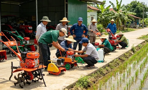 Ruộng nhỏ, máy cũng phải nhỏ: Cơ giới hóa vừa sức cho nông thôn