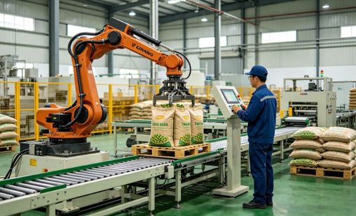 Robot trong sản xuất gắn với nông nghiệp: Từ khâu nhỏ đến cả dây chuyền