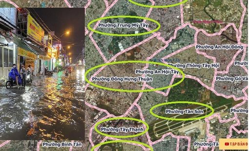Tin vui người dân Đông Hưng Thuận, Trung Mỹ Tây, Tân Thới Hiệp, An Hội Tây, Tân Sơn, Tây Thạnh, Tân Sơn Nhì và Bình Hưng Hòa