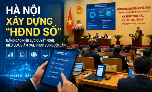 Hà Nội đẩy mạnh xây dựng “HĐND số”, lấy dữ liệu và người dân làm trung tâm