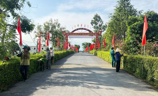 Hà Tĩnh sôi nổi đợt cao điểm xây dựng nông thôn mới