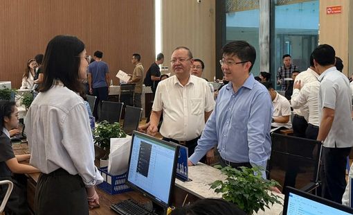 Bộ KH&CN khảo sát, đánh giá hoạt động Trung tâm phục vụ hành chính công Hà Nội