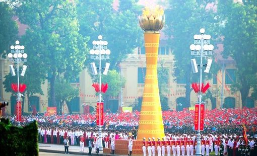 Niềm tự hào dân tộc rực sáng trong ngày hội lớn của đất nước