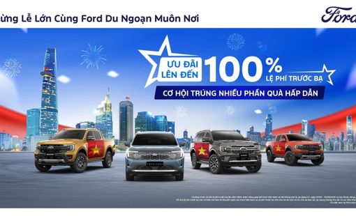 Ford tặng khách hàng nhiều ưu đãi lớn, hỗ trợ lệ phí trước bạ lên đến 100% trong tháng 9