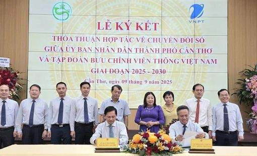 TP. Cần Thơ và Tập đoàn VNPT ký thỏa thuận hợp tác chuyển đổi số
