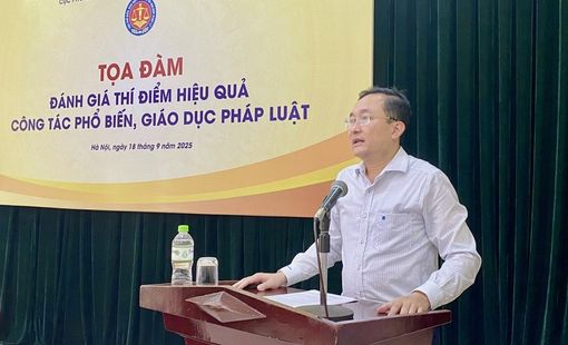 Đánh giá thí điểm hiệu quả công tác phổ biến, giáo dục pháp luật tại các bộ, địa phương