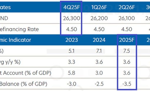 Ngân hàng Singapore nâng dự báo tăng trưởng GDP Việt Nam 2025